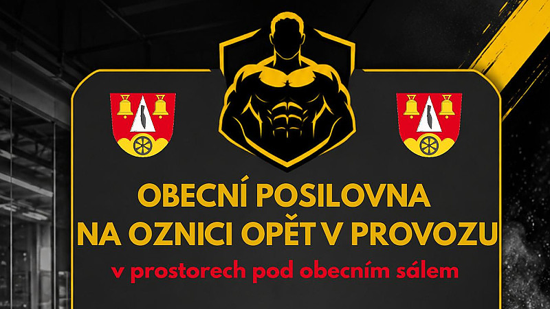 Obecní posilovna opět v provozu!