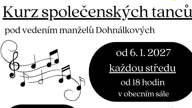 V novém roce do tanečních na Oznici! 