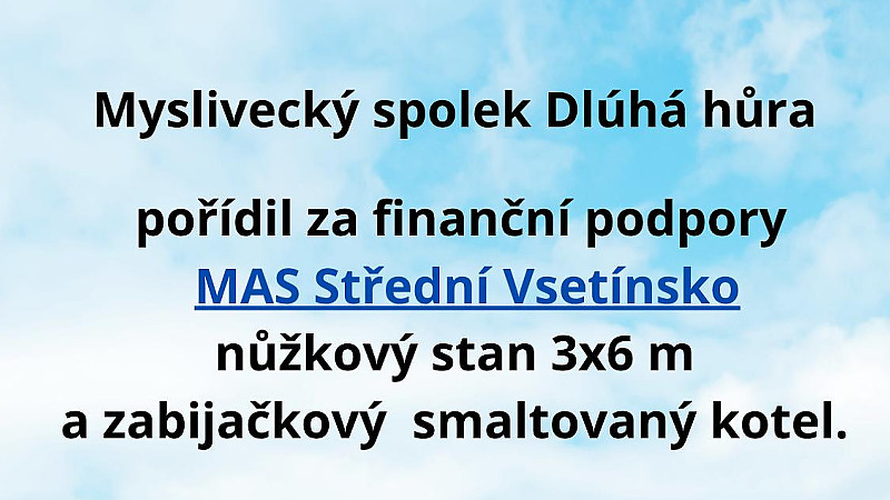 Děkujeme, MAS Střední Vsetínsko!